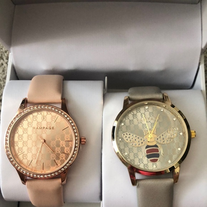 Rampage Bumblebee & Rose Gold Watch‎ Set New